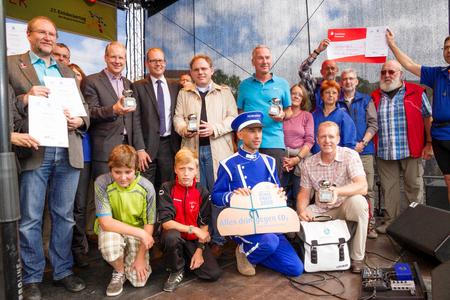 Preisverleihung Siegerehrung Stadtradeln 2014