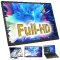 auvisio Mobiler Full-HD-IPS-Monitor EZM-315 mit 18,5"/47 cm, 120 Hz, USB-C, Standfuß