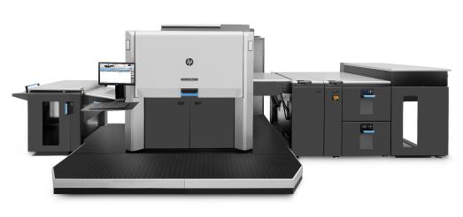 New digital printing machine HP Indigo 12000. Onlineprinters has increased its printing capacity again. The online print company added an HP Indigo 12000 to its range of machines. Incorporating seven ink units, the new digital printing press is capable of representing an even larger colour space. Copyright: Onlineprinters GmbH
