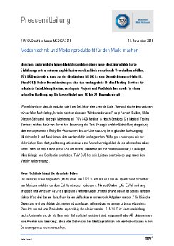 TUEV SUED auf der Messe MEDICA 2019.pdf