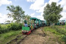 Moorbahn Diema im Einsatz.