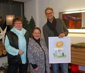 Auf dem Foto (v. li.): Heike Scheffler, Margit Kübrich und Markus Kleindienst