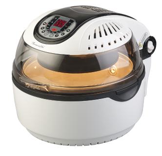 Rosenstein & Söhne Digitaler Halogen-Konvektionsofen HK-10, 6 Programme, 10 l, 1.200 Watt, 7 Teile