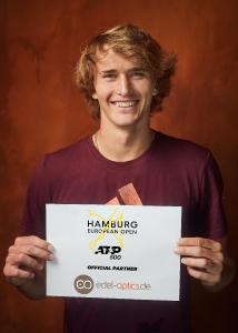 Alexander Zverev im Edel Optics Headquarter