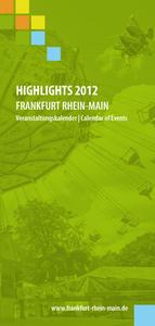 Veranstaltungs-Highlights Frankfurt Rhein-Main 2012