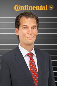 Dr. Boris Mergell, Leiter der Material- und Prozesstechnik für Reifen von Continental