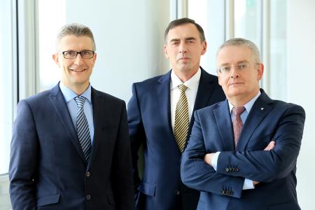 Die Vorstände der uniVersa (v.l.): Frank Sievert, Werner Gremmelmaier und Vorstandsvorsitzender Michael Baulig / Foto: uniVersa | Abdruck: honorarfrei