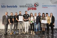 Den ersten Platz des Deutschen Werkstattpreises 2016 belegte das Team des Auto Zentrum Nord aus Chemnitz / Bild: Vogel Business Media/S. Bausewein