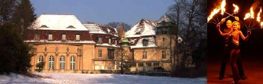 Hochzeitsfeuershow auf Schloss Marquardt