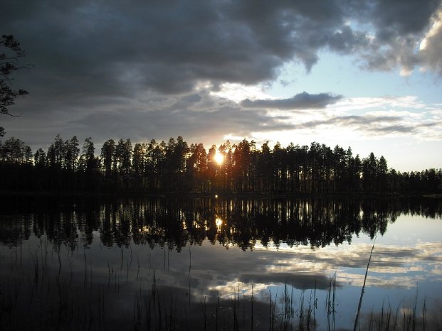 Angeln in Schweden_Sonnenuntergang.JPG