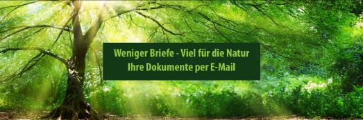 Kampagne "Weniger Briefe"