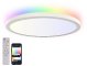 Luminea Home Control Super Slim WLAN-CCT-LED-Deckenlampe SPL-240.app, Memory-Funktion, 24 Watt, App, 2,5cm