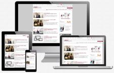 Darstellung des responsiven Designs von www.amsel.de auf verschiedenen Endgeräten