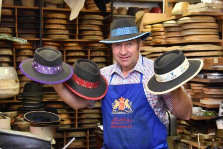 Andreas Nuslan mit der Kreation
