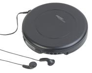 auvisio Tragbarer CD-Player mit Ohrhörern, Bluetooth und Anti-Shock-Funktion