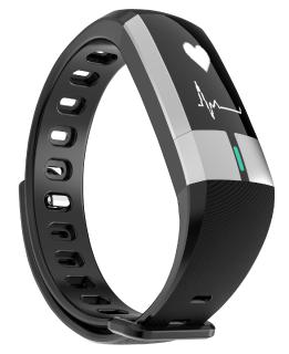 newgen medicals Fitness-Armband FBT-105 mit Blutdruck-Anzeige, Herzfrequenz & Bluetooth, IP67