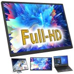 auvisio Mobiler Full-HD-IPS-Monitor EZM-315 mit 18,5