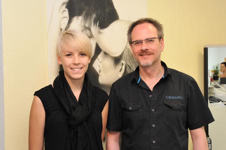 Ausbildung mal anders: Sabine Berkmann findet ihren Besuch in Balingen spannend, Harald Rothfuss möchte das Austauschprogramm bekannter machen, Foto: Handwerkskammer