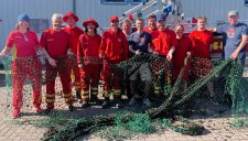 Voller Erfolg: Das DLRG-Ausbildungscamp in Verbindung mit einer GRD-Geisternetzbergung hat alle Erwartungen erfüllt.