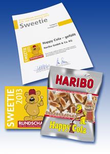 Sweetie 2013: Happy Cola gefüllt
