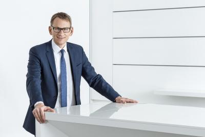 Frank Semling, Vorstand Digital, Arbeitsdirektor. Copyright: Hansgrohe SE / Andreas Pohlmann