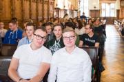 Rund 350 Studienanfängerinnen und -anfänger wurden in der Oberen Rathaushalle begrüßt