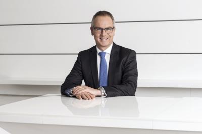 Reinhard Mayer, Vorstand Finanzen, Stellvertretender Vorsitzender des Vorstands (Copyright: Hansgrohe SE / Andreas Pohlmann)