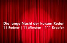 Die lange Nacht der kurzen Reden