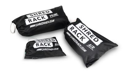SHRED RACK - der aufblasbare Dachgepäckträger, der in die Handtasche passt