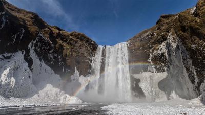 Der Skogarfoss Wasserfall auf Island © Ragnar Th. Sigurdsson/Arctic Images