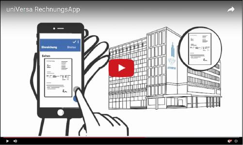 Film Rechnungs App / Foto: uniVersa
