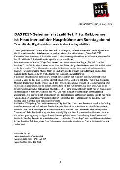 PM DAS FEST 2015 - Fritz Kalkbrenner ist Headliner am Sonntag.pdf