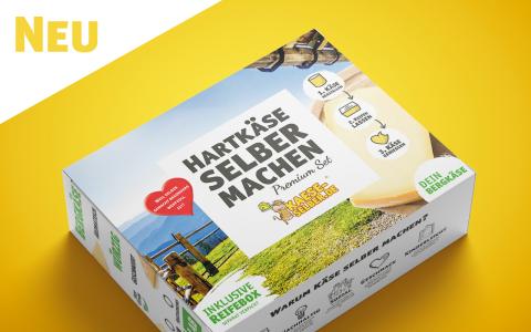 Machen Sie Ihren eigenen Hartkäse (Bergkäse) - ganz einfach Zuhause! Unser einzigartiges Komplett-Set nimmt Sie dabei Schritt für Schritt an die Hand und enthält alles, was Sie benötigen. Sie brauchen nur noch die Milch und können direkt loslegen!