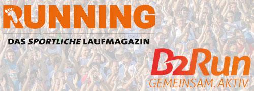 Laufmagazin RUNNING kooperiert mit B2Run