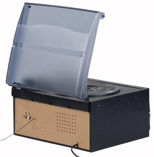 auvisio 5in1-Plattenspieler mit DAB+/FM-Radio, Bluetooth, CD-Player, Software (Bild: PEARL.GmbH)