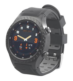newgen medicals GPS-Handy-Uhr & Smartwatch PW-500.gps für iOS & Android