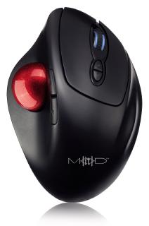 Mod-it Kabelloser Funk-Laser-Trackball LMX-1203.wls mit 7 Tasten & Scrollrad, 1.600 dpi