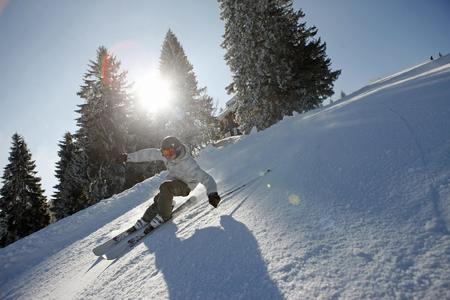 Schwarzwald Skifahrer Alpin