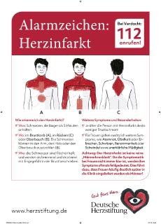 Wissen über Herzinfarkt-Vorboten rettet Leben / Bild: DHS/Stefanie Schaffer