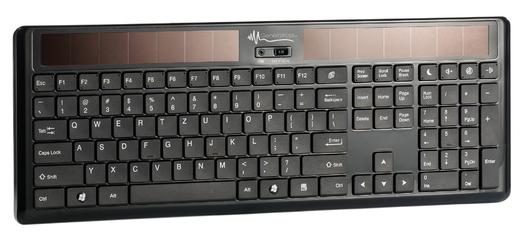 GeneralKeys Ultraschlanke Solar-Funktastatur