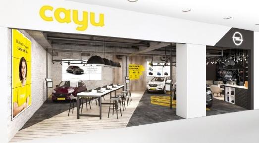 So wird der Autokauf zum Lifestyle-Erlebnis: Am 1. September öffnet der erste CAYU-Store im Stuttgarter Einkaufszentrum Milaneo. Hier lässt sich das Opel-Modell offline oder online bestellen.