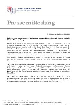 PM_DV der Landesärztekammer Hessen beschließt neue ärztliche Weiterbildungordnung.pdf
