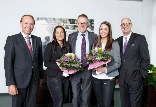LBS-Vorstand gratuliert Deutschlands bester Kauffrau für Bürokommunikation.jpg