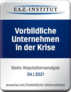 F.A.Z-Institut verleiht WestLotto das Siegel "Vorbildliches Unternehmen in der Krise"