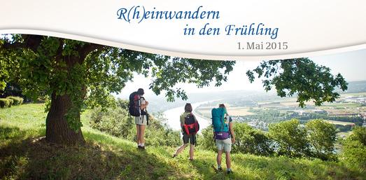 R(h)einwandern in den Frühling www.romantischer-rhein.de