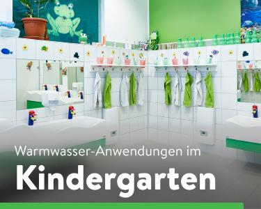 Dezentrale Warmwasserversorgung im Kindergarten