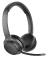 Callstel Profi-Stereo-Headset OHS-280 mit Bluetooth 5, 18-Std.-Akku, 30 m Reichweite