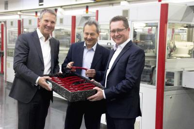 Das Huf Group Management mit (v. l.) Dr. Florian Hesse, Thomas Tomakidi und Johann Palluch