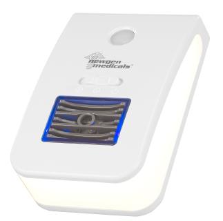 newgen medicals 2in1-Ionisator-Luftreiniger & Nachtlicht LR-20, Fernbedienung, Timer, 20 m²
