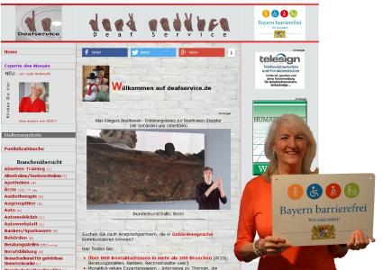 Judit Nothdurft, Betreiberin des Portal www.deafservice.de